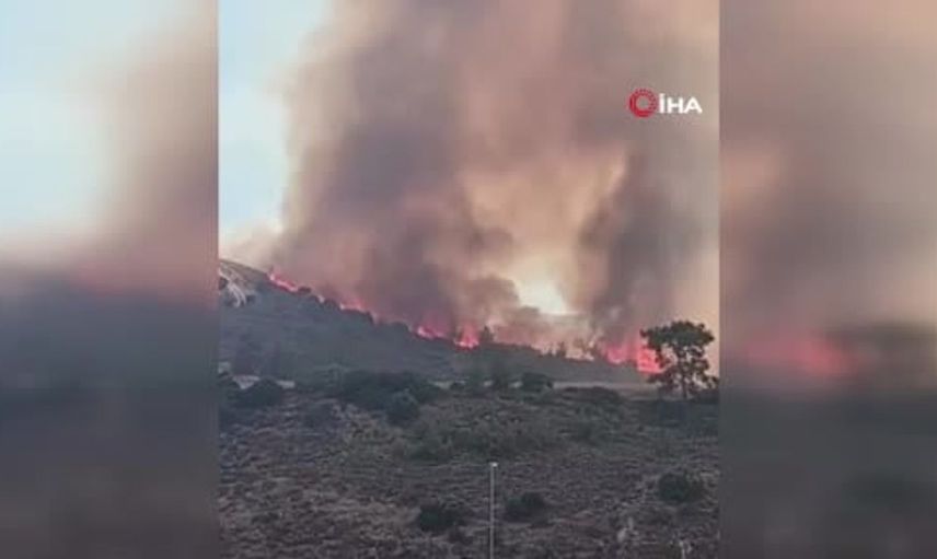 GKRY’de Rum Milli Muhafız Ordusu’nun eğitim atışları yangına neden oldu
