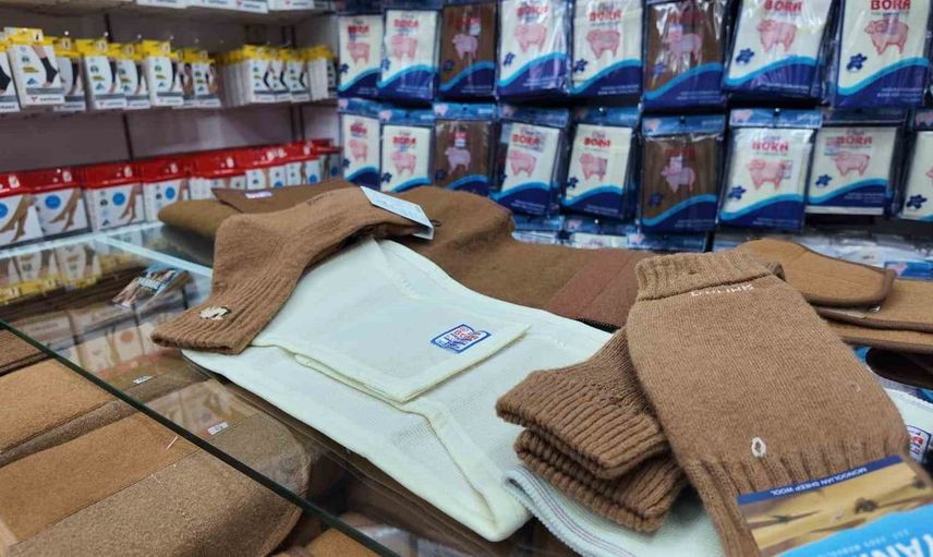Soğuk havalarla birlikte yün ürünlerindeki talep artışı dikkat çekiyor