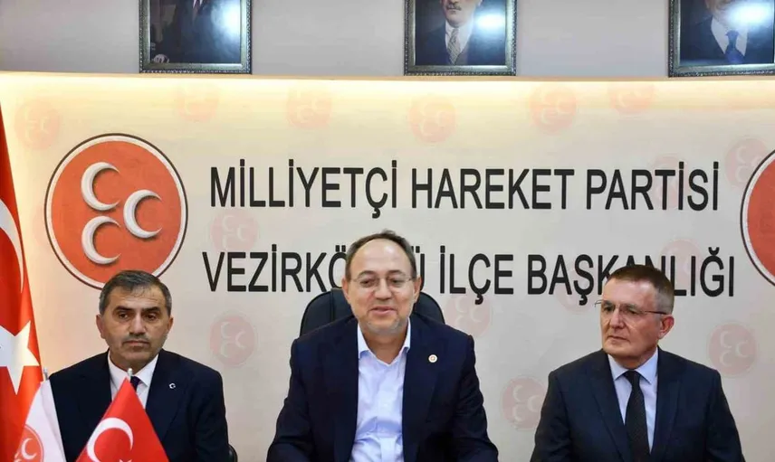 Vezirköprü’ye yeni ilçe başkanından hayırlı olsun ziyareti
