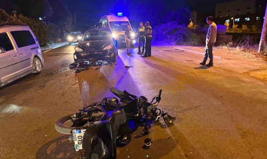 Bilecik'te otomobil ve motosiklet çarpıştı: bir yaralı
