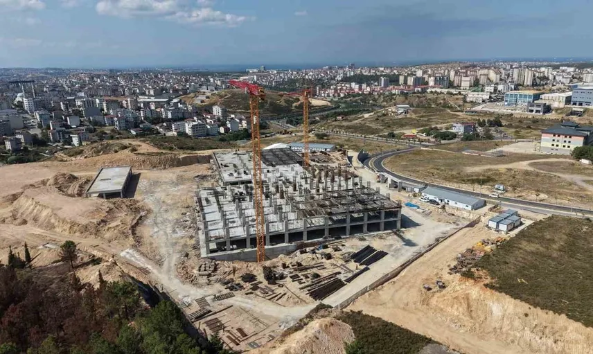 Çayırova'da 200 yataklı devlet hastanesinin inşaatında yeni aşama