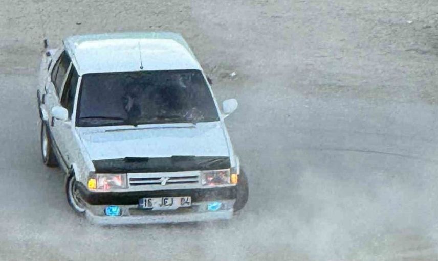 Bursa'da drift yapan sürücüye rekor ceza: 143 bin lira