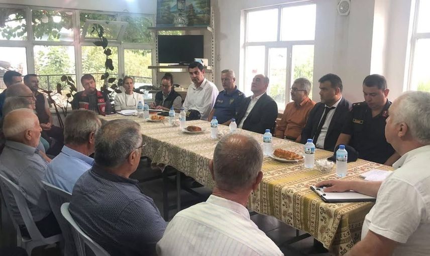Yatağan kaymakamı turgay ilhan, kırsalda vatandaşlarla buluştu