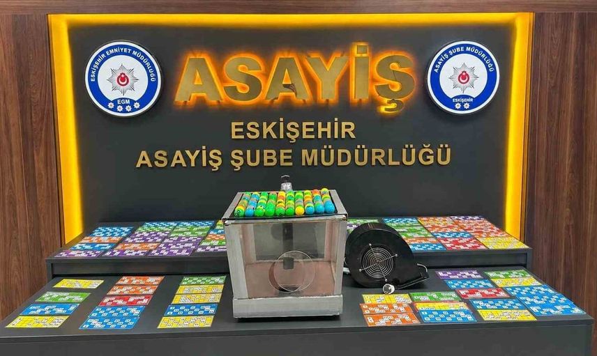 Eskişehir'de kumar baskınında 36 kişiye yüksek ceza