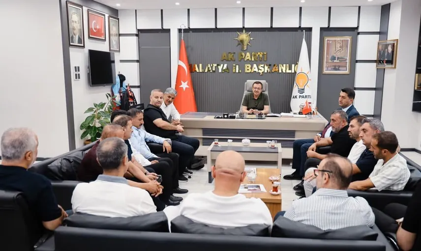 Malatya ticaret ve sanayi odası başkan adayı boyraz, il başkanı bakan’a ziyarette bulundu