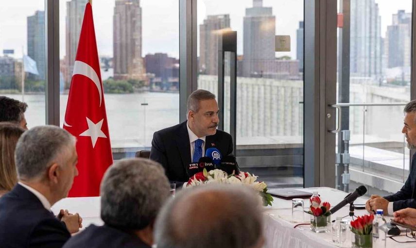Hakan Fidan: Birleşmiş Milletler toplantılarında Filistin ve İsrail'in politikaları gündemdeydi