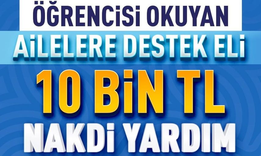 Kayseri'den üniversite öğrencisi ailelere 10 bin TL nakdi destek müjdesi