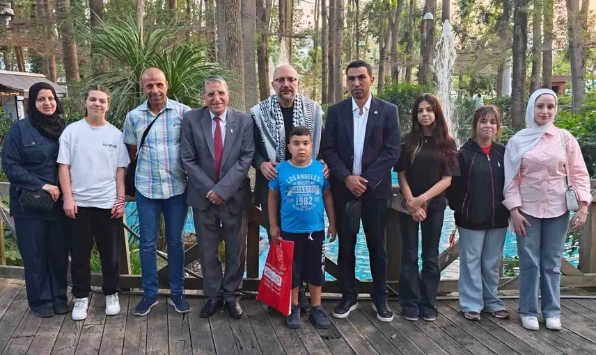 Filistin masa tenisi milli takımı sakarya'da dostluk mesajları verdi