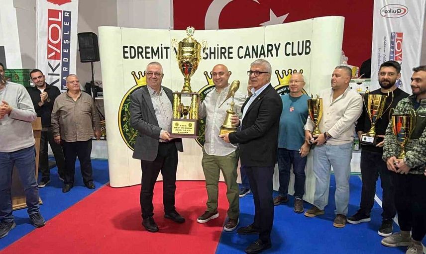 Edremit’te uluslararası kanarya yarışması coşkusu: Şampiyonlar şampiyonu belli oldu