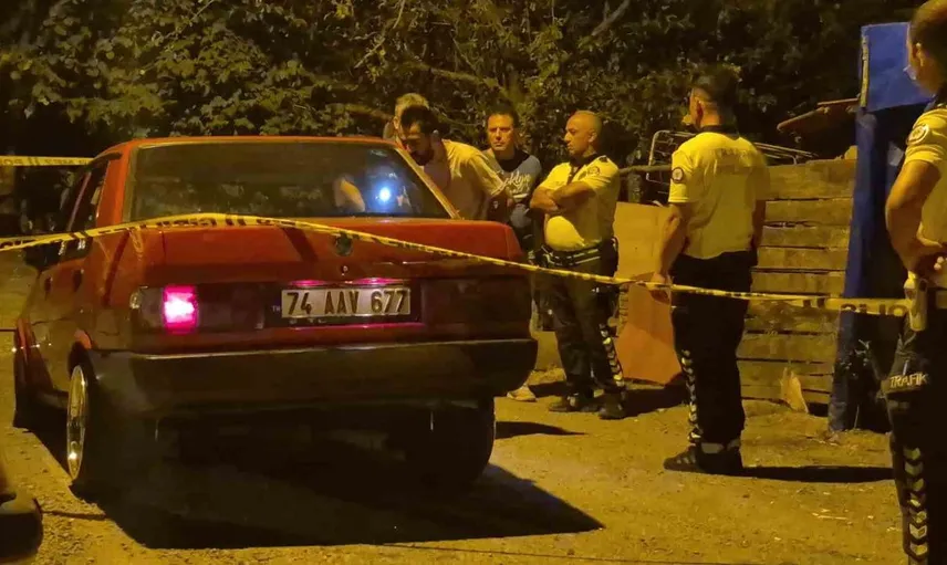 Bartın'da ehliyetsiz sürücü akrabasına çarparak yaraladı