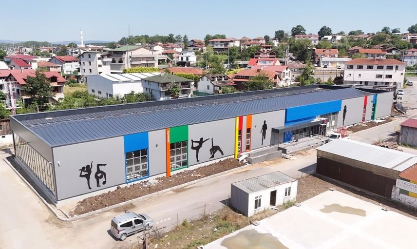 Kartepe’deki Acısu spor kompleksi inşaatı hızla ilerliyor