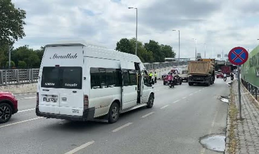 Samsun'da devrilen motosikletteki 2 kişi yaralandı