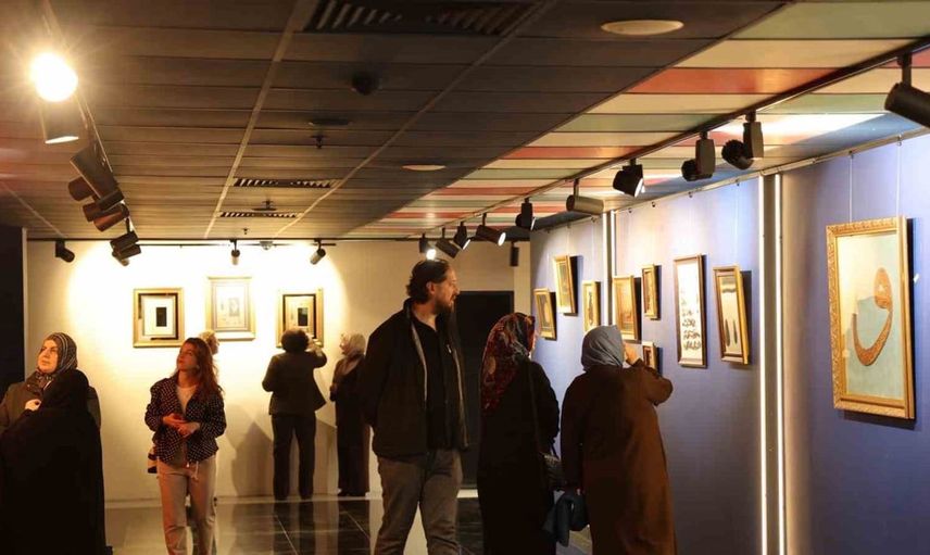 Gebze'de geleneksel sanatlardan izler: Türk İslam sanatları sergisi açıldı