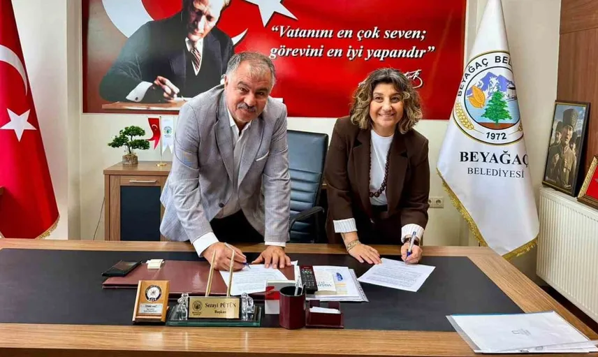 Beyağaç'ta güvenli yapılaşma için önemli protokol imzalandı