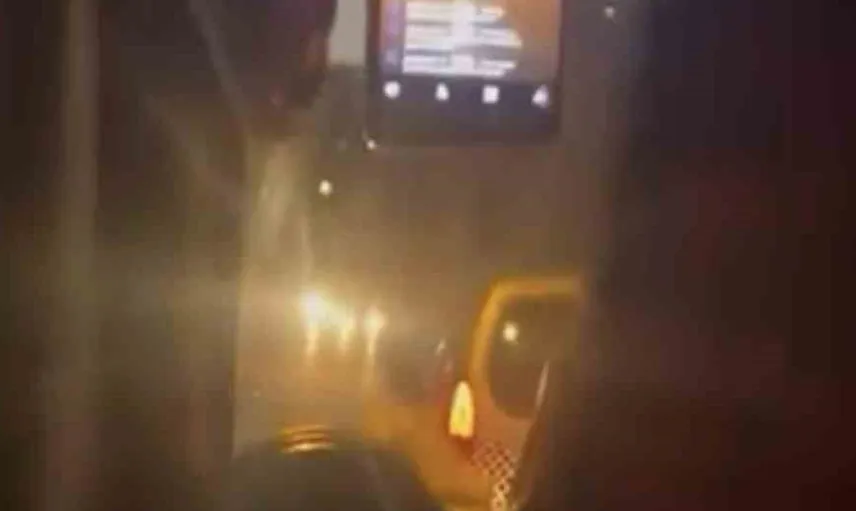 Bursa'da otobüs şoförü direksiyon başında canlı yayın açtı