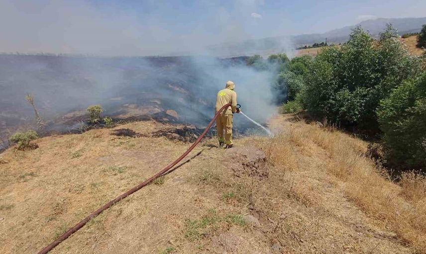 Bingöl'de 5 ayrı noktada çıkan yangınlar kontrol altına alındı