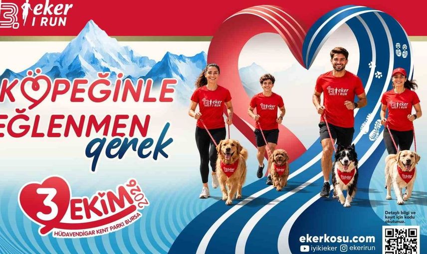 Bursa'da hayvanseverler için özel koşu etkinliği: Eker I Run yaklaşırken