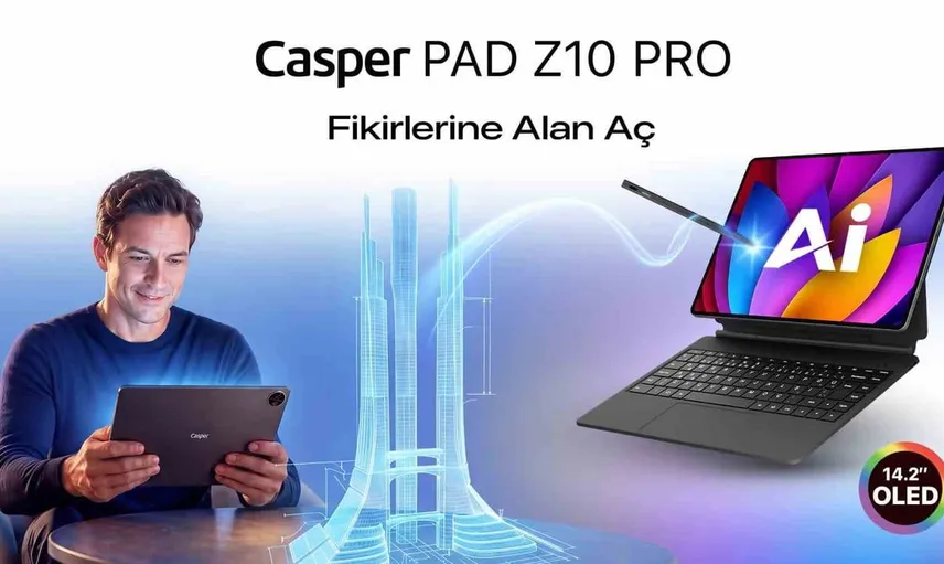 Casper'dan yeni reklam filmi ile PAD Z10 Pro'nun yaratıcılığı keşfediliyor