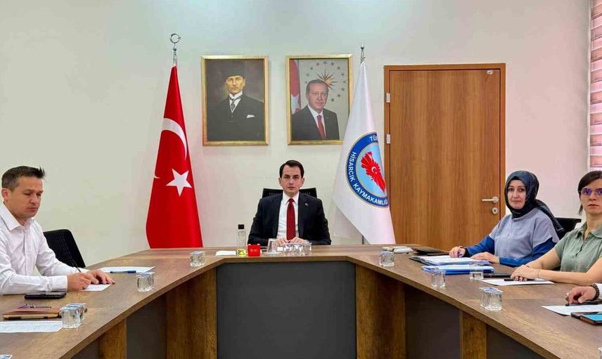Hisarcık’ta sosyal yardımlaşma vakfı toplantısı yapıldı