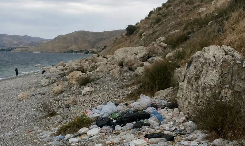 Alman turistin örnek davranışı: Bitlis’te çevre için seferber oldu