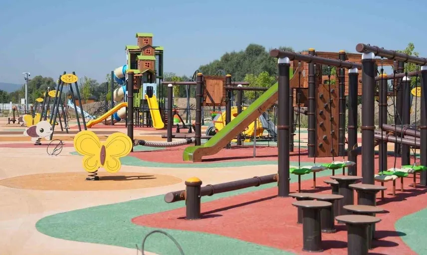 Bolu'da 100 bin metrekarelik dev park çalışmaları hızla ilerliyor