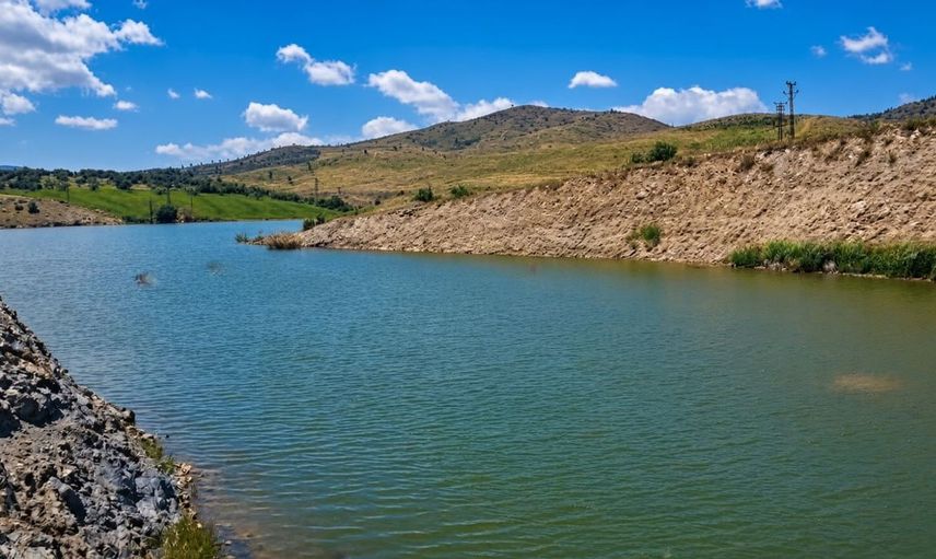 Kilis'te son yağışlar göletleri canlandırdı