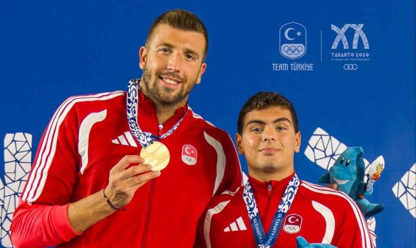 Taranto 2026 Akdeniz Oyunları'nda Türk yüzücüler altın ve bronz madalya kazandı