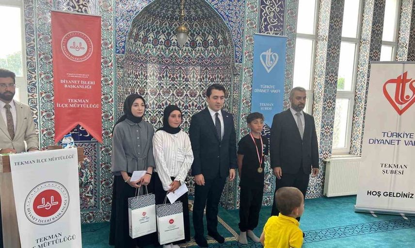 Tekman'da yaz Kuran kurslarının son programı coşkuyla gerçekleştirildi