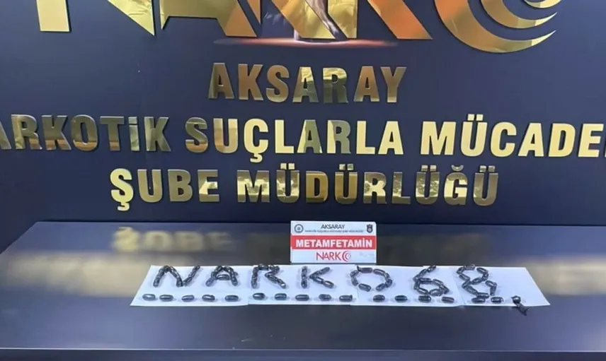Aksaray operasyonlarında mideye gizlenen uyuşturucu maddeler ele geçirildi
