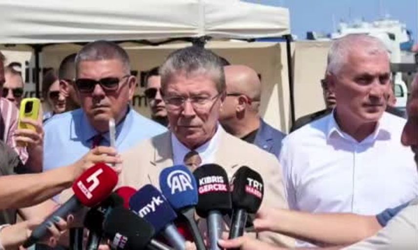 Kktc başbakanı üstel: batan geminin yeri belirlendi ve arama çalışmaları devam ediyor