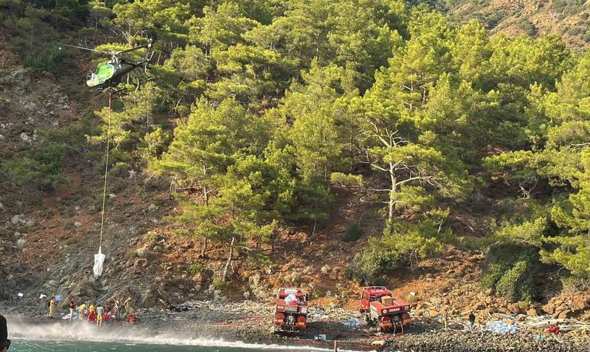Marmaris kaymakamlığı orman yangınıyla mücadele eden ekiplere teşekkür etti