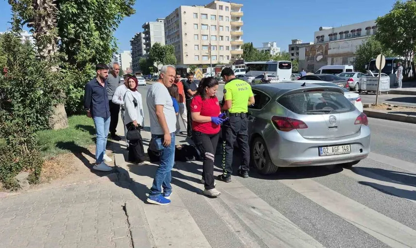 Adıyaman'da yaya geçidinde kaza: Kadın yaralandı