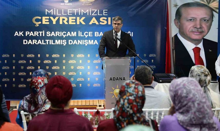 Ülke yönetiminde değişim hedefi: AK Parti Adana'dan Türkiye Yüzyılı mesajı