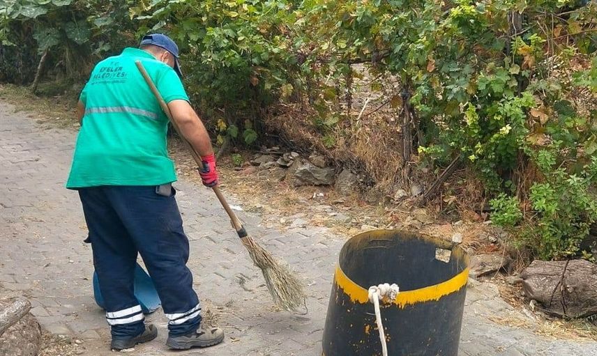 Eğrikavak'ta temizlik seferberliği: Efeler Belediyesi vatandaşların hizmetinde