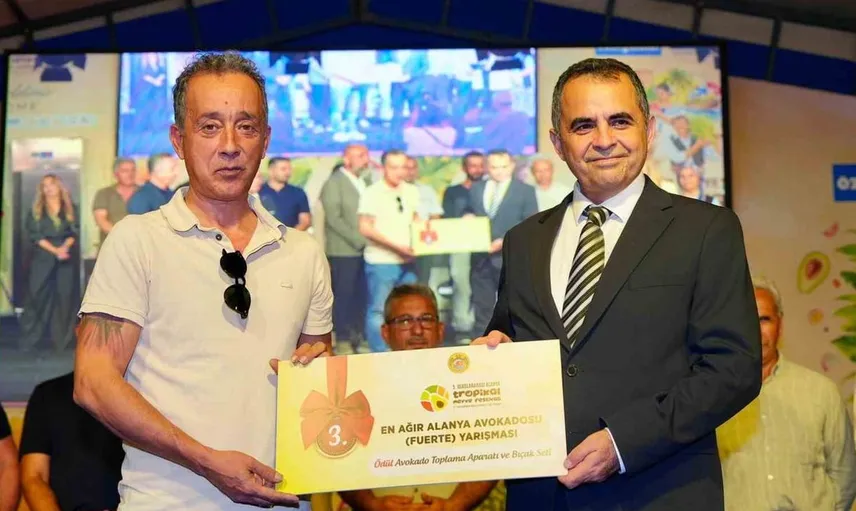 Tropikal meyve festivalinde rekor avokado: 679 gramla birinciliği kaptı