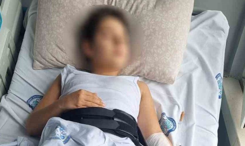 Bursa'da kaza anı kamerada: Motosiklet sürücüsü hayatını kaybetti, oğlu ağır yaralandı