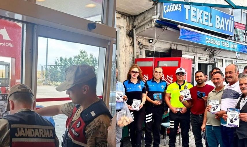 Susuz'da emniyet ve jandarmadan ortak eğitim faaliyeti