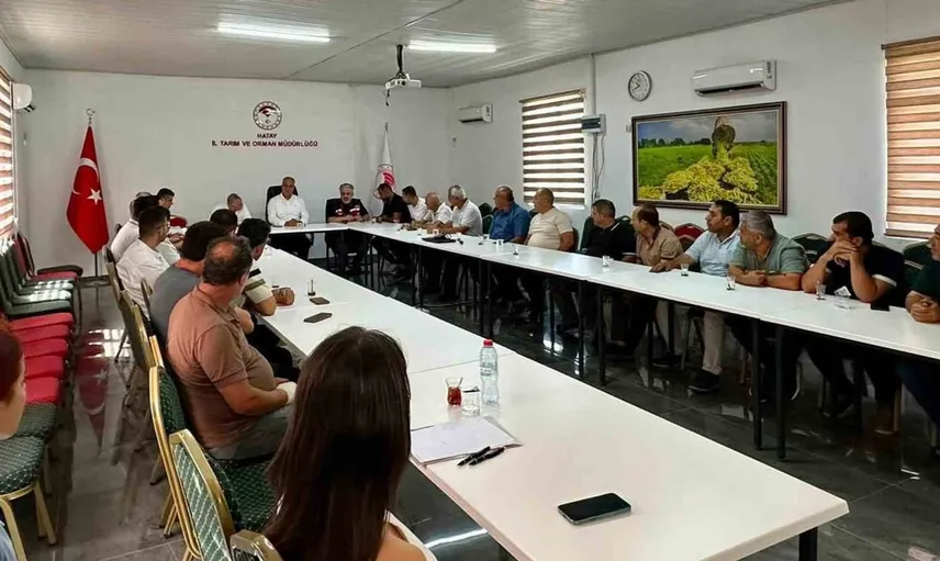 Hatay'da salça üreticileri ile gıda güvenliği üzerine önemli toplantı yapıldı