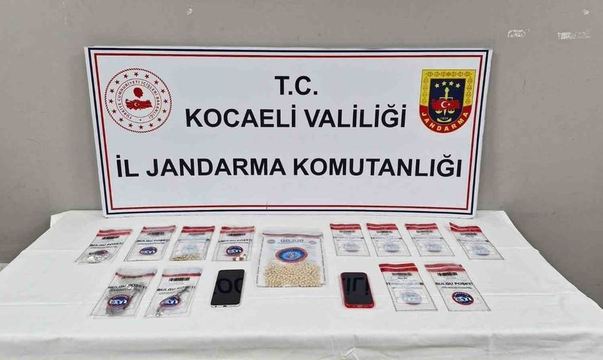 Kocaeli'de uyuşturucu operasyonunda dikkat çeken yakalamalar