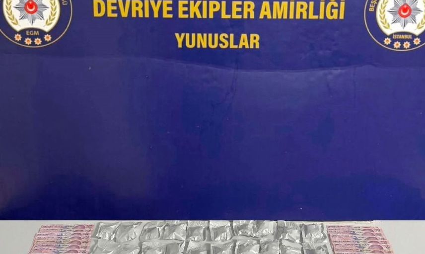 Beşiktaş'ta çamaşır makinesinde gizli esrar operasyonu