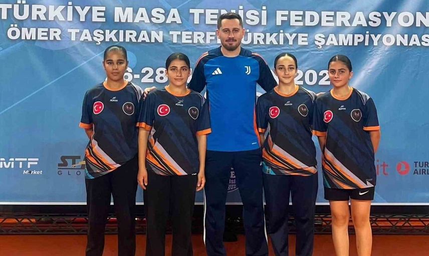 Silvan masa tenisi takımı 3. lige yükseldi