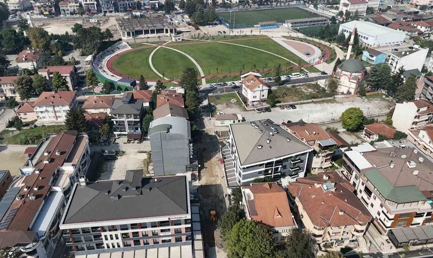 Düzce'de yeşil alanları birleştiren yeşil yol projesi başlatıldı