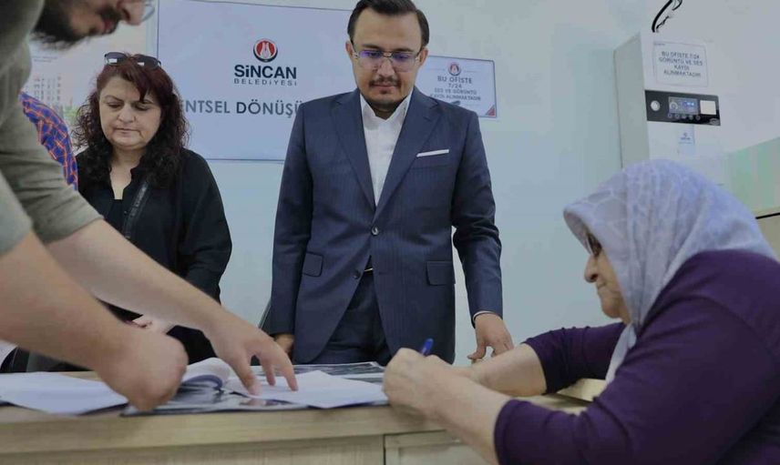 Sincan'da kentsel dönüşüm projesinde anlaşma oranı yükseliyor