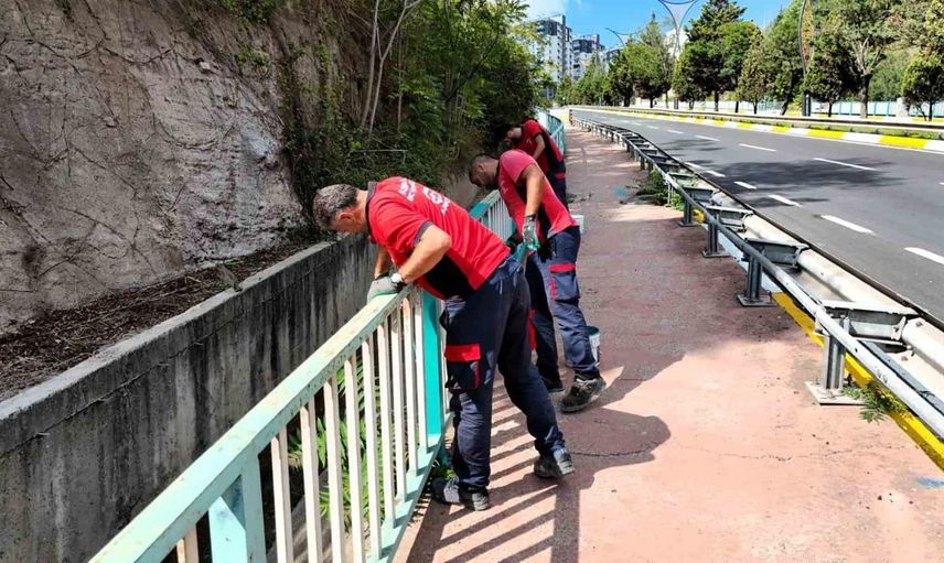 Kocaeli Santral Rampası’nda çevre düzenlemesi çalışmaları başladı