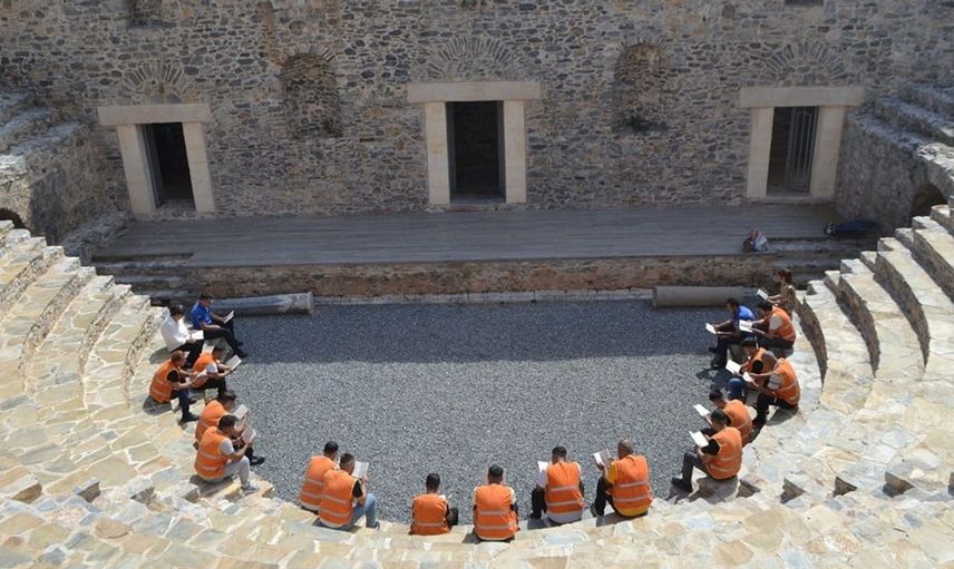 Anamur'da hükümlüler tarihi mekanlarda çevre bilinci geliştirdi