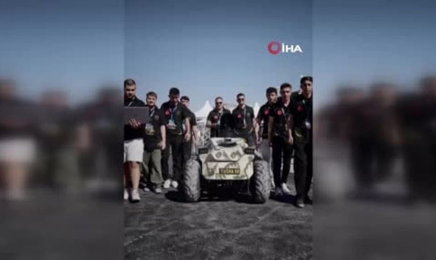 Tokat gaziosmanpaşa üniversitesi'nin insansız kara aracı teknoFest'te finale yükseldi