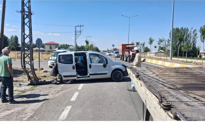 Patnos'ta meydana gelen trafik kazasında 4 kişi yaralandı