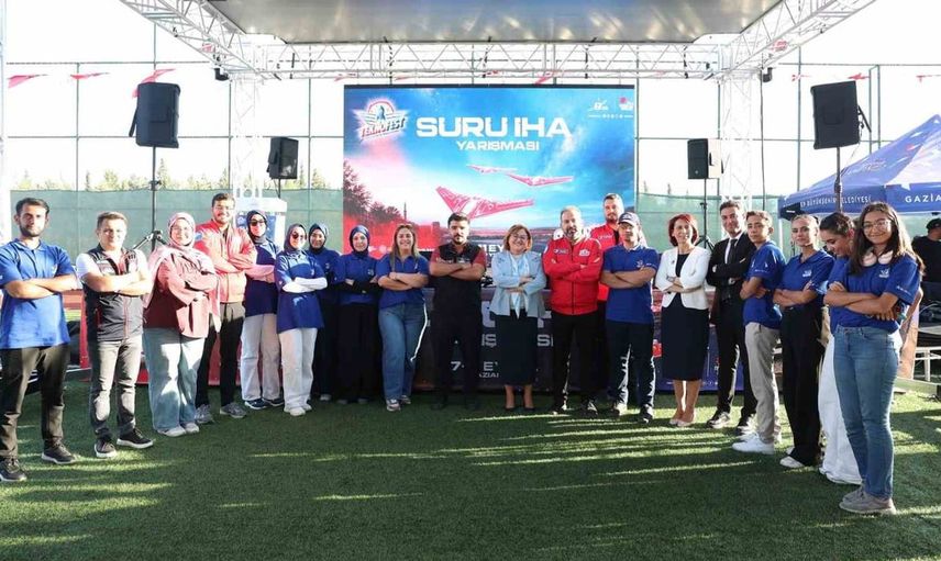 Gaziantep'teki Sürü İHA Yarışması'nda kazananlar belli oldu