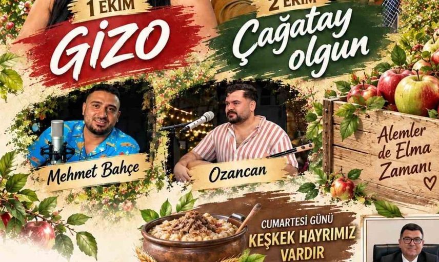 Karacasu'da elma festivali için hazırlıklar sürüyor