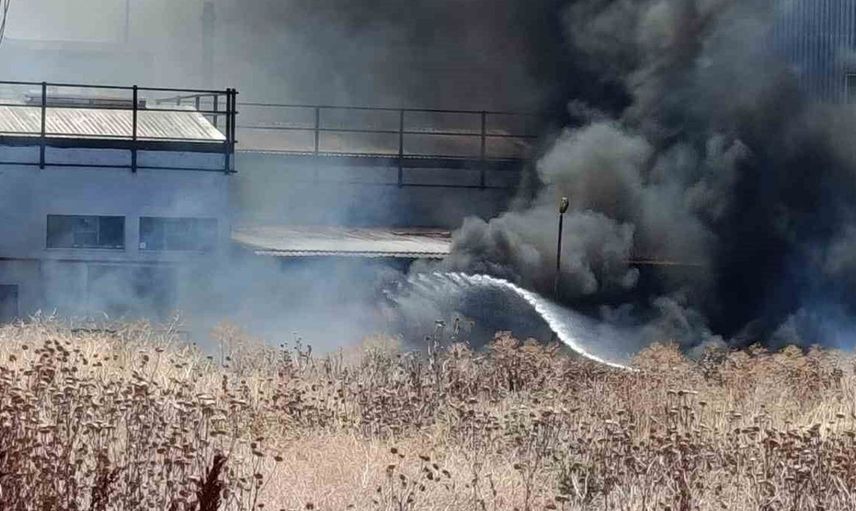 Lüleburgaz kimya fabrikasında yangın çıktı